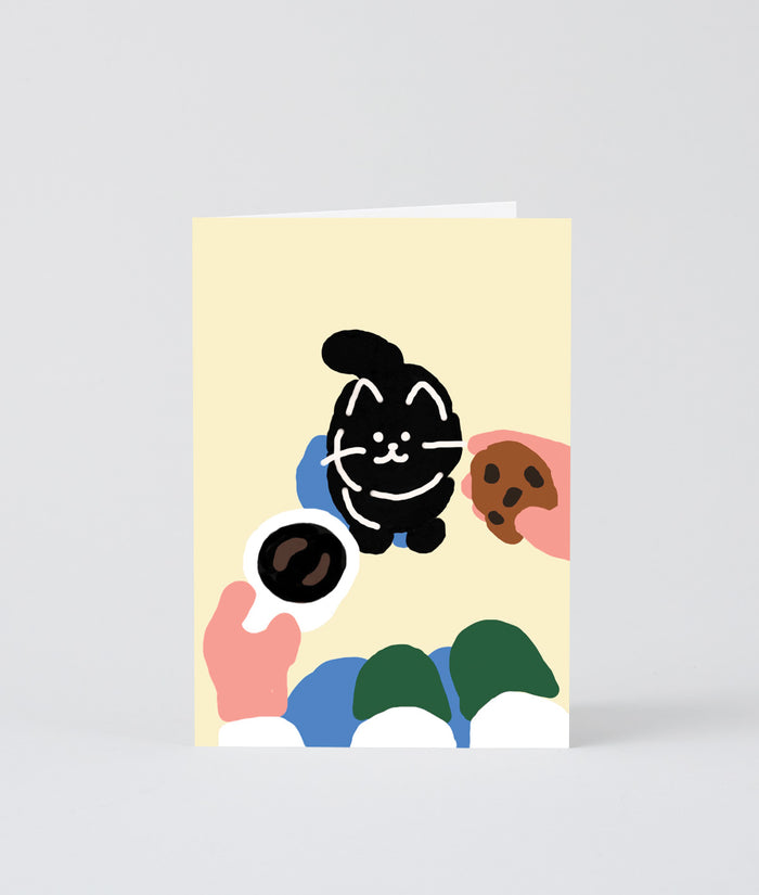 Cat, Coffee, Cookie