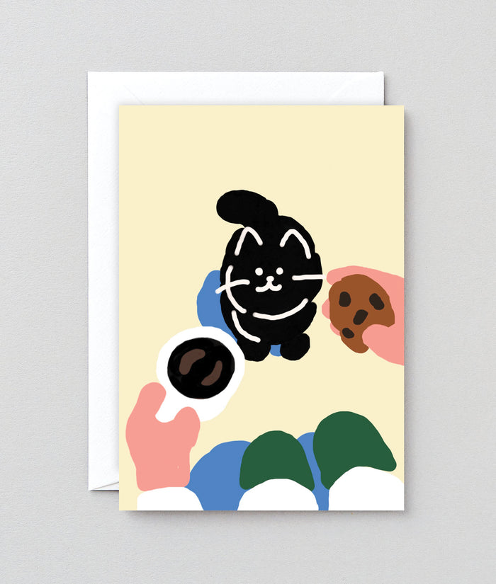 Cat, Coffee, Cookie