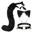 Cat Ears Tail Choker Necklace 3pc Set