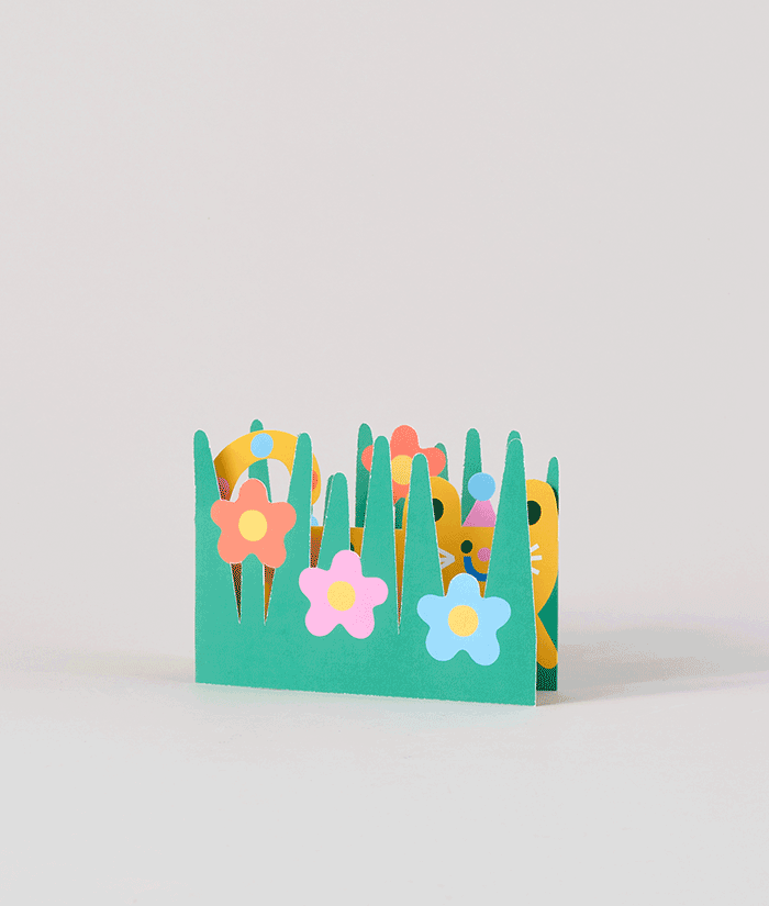 Cat Fold Out Card