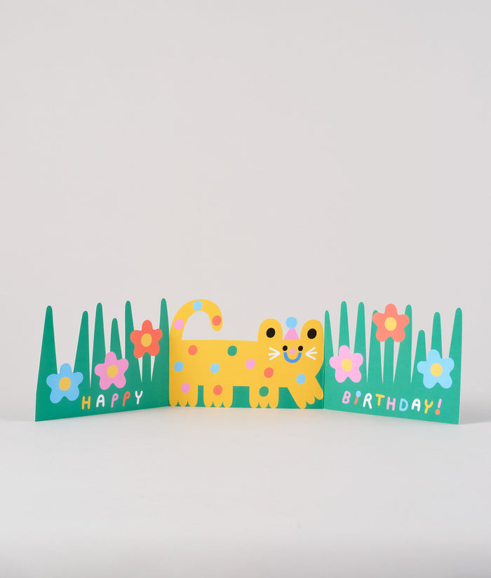 Cat Fold Out Card