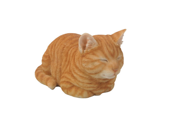 Cat Sleeping - Orange Tabby HI-LINE GIFT LTD.