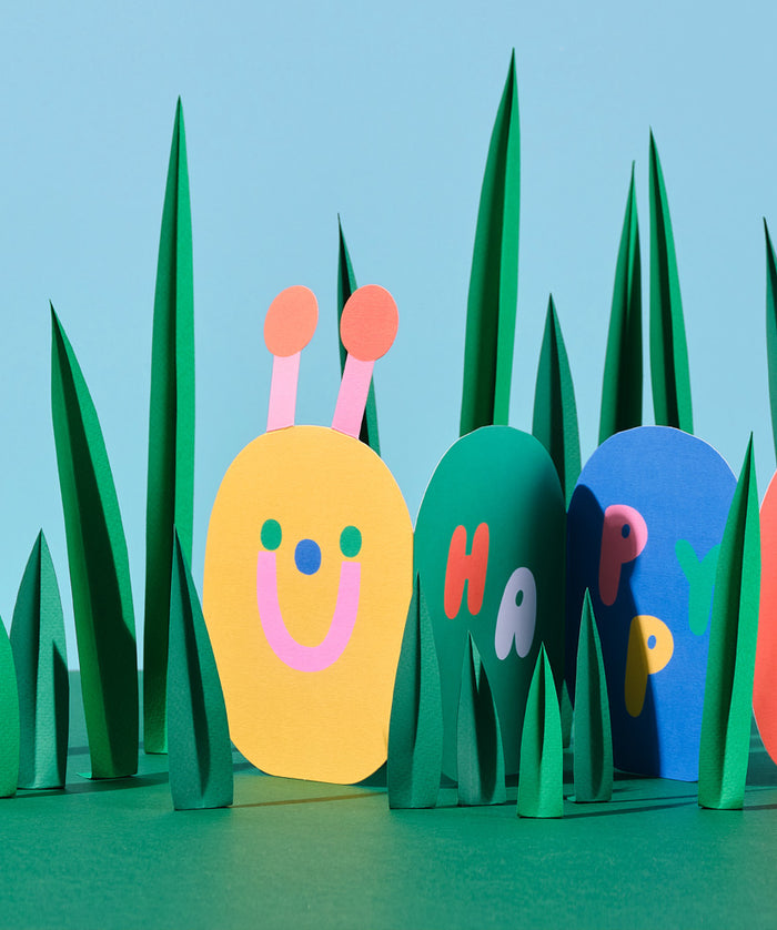 Caterpillar Fold Out Card