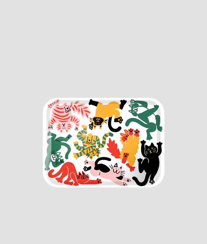 Cats Small Rectangle Serving Tray