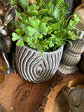 Ceramic Bark Style Cover Pot