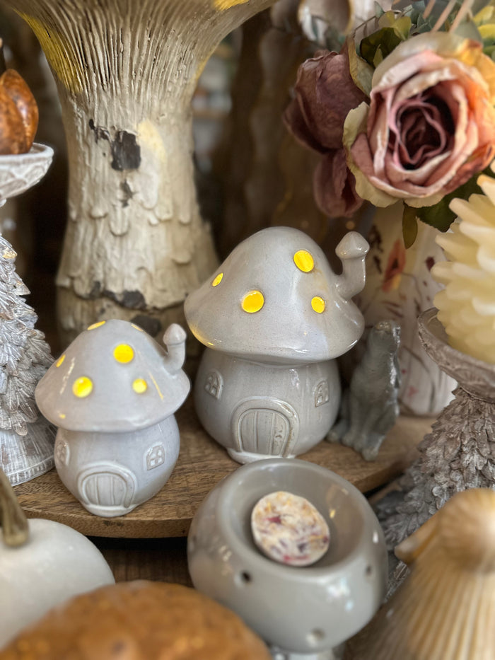 Ceramic Mushrooms Two Sizes