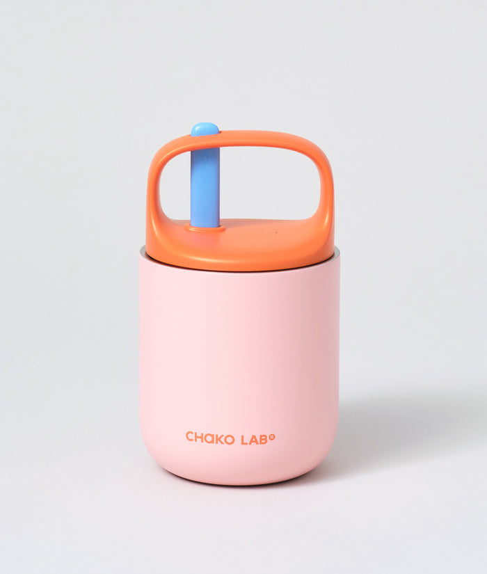 Chako Lab Bao Bao Insulated Cup Pink/Orange