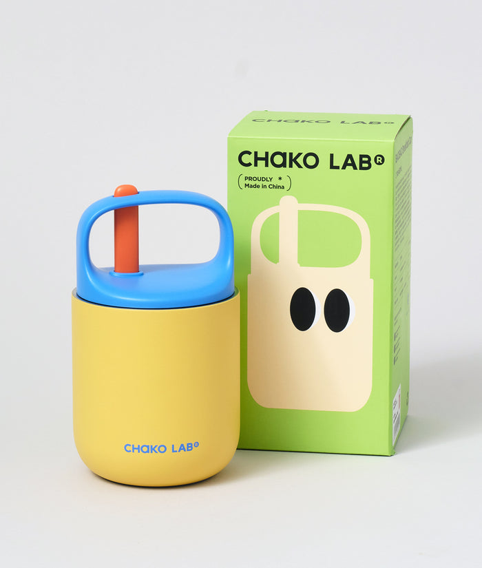 Chako Lab Bao Bao Insulated Cup Yellow/Blue