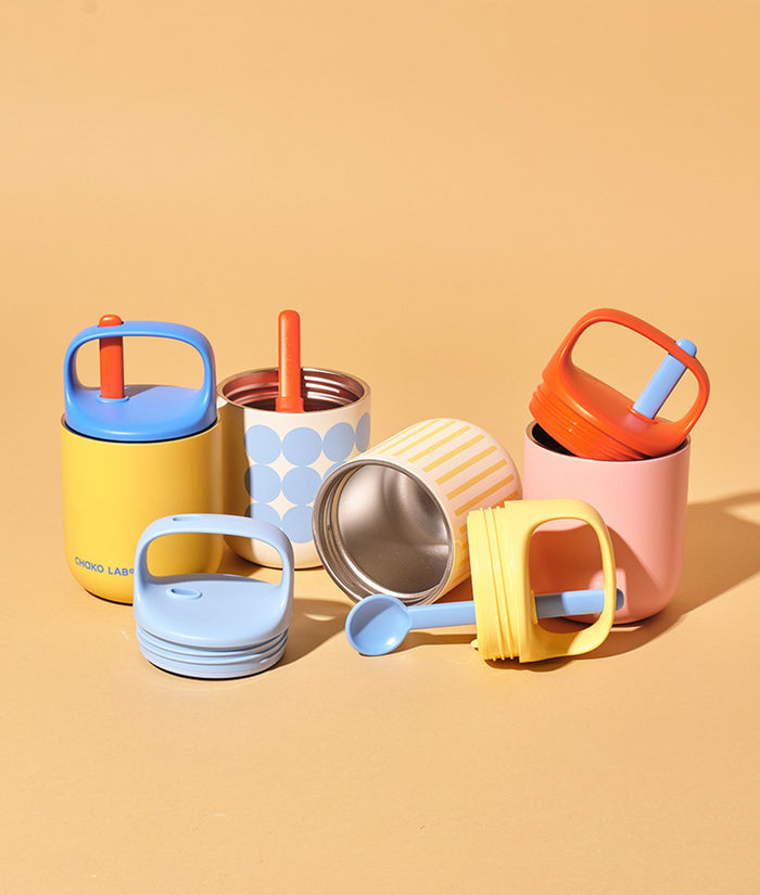 Chako Lab Bao Bao Insulated Cup Yellow/Blue