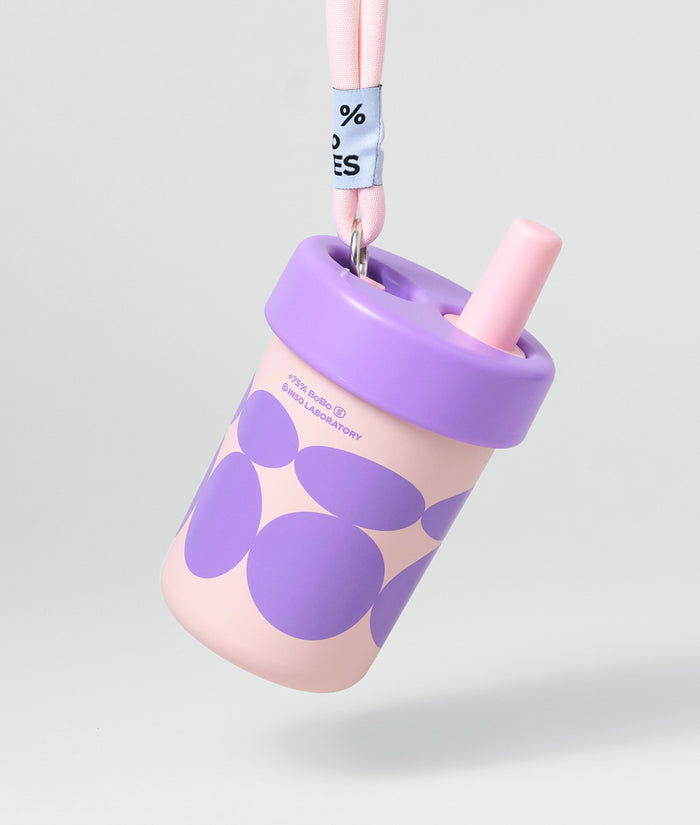 Chako Lab BoBo Insulated Cup Pink/Purple Dot