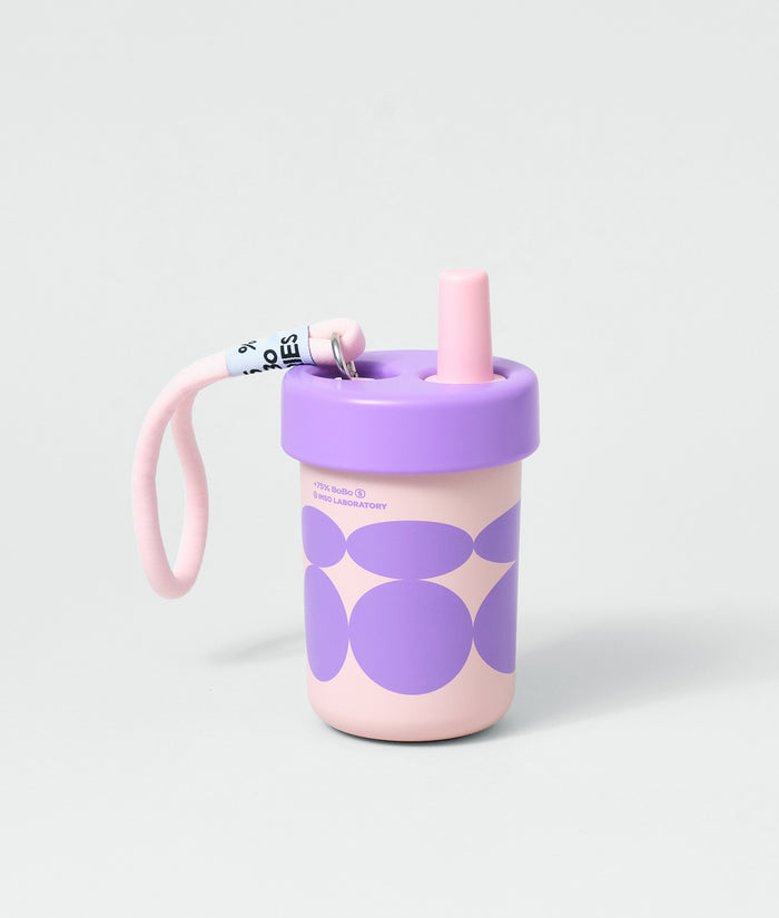 Chako Lab BoBo Insulated Cup Pink/Purple Dot