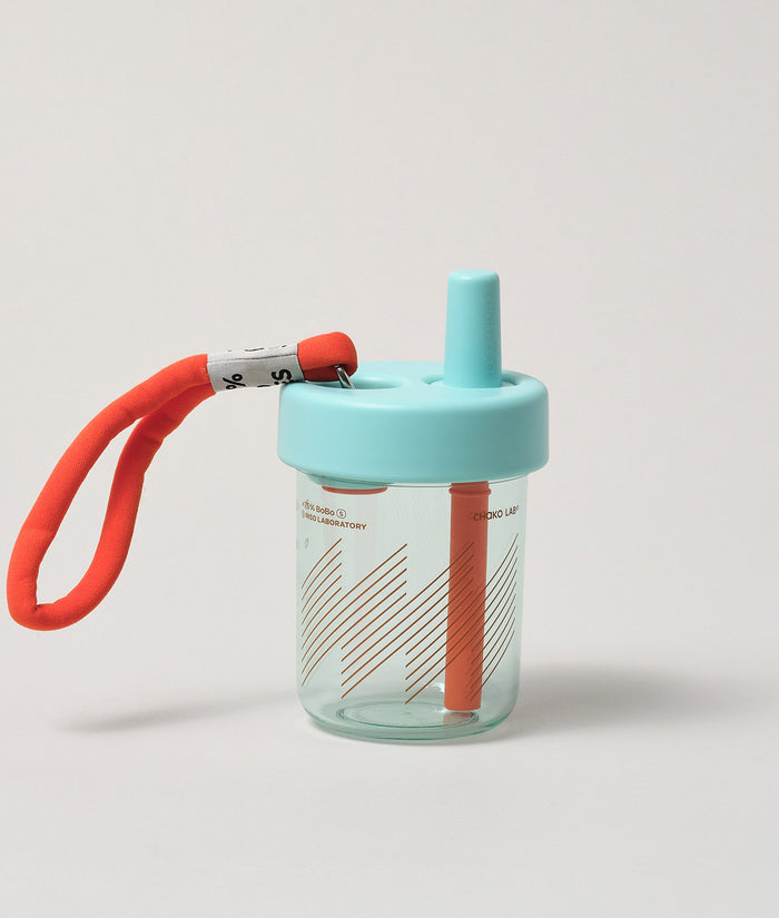 Chako Lab BoBo Plastic Cup Mint/Orange