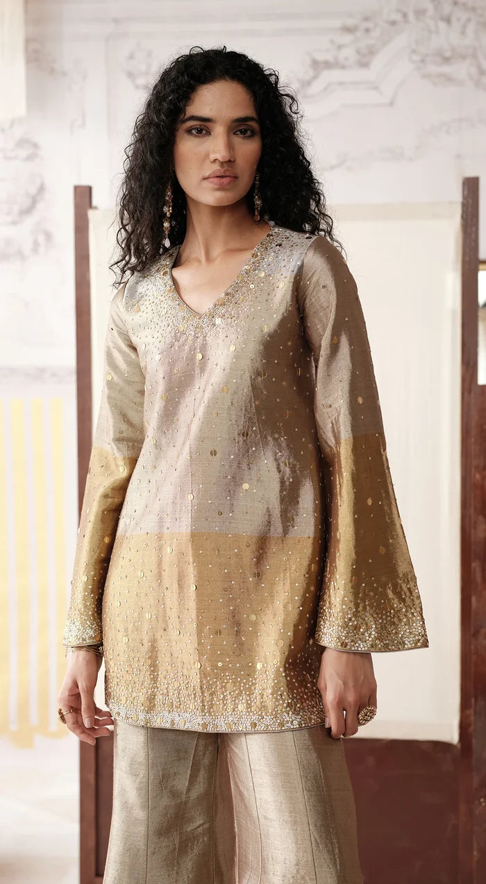 Champagne Sharara Set