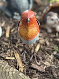 Colourful Garden Metal Robin