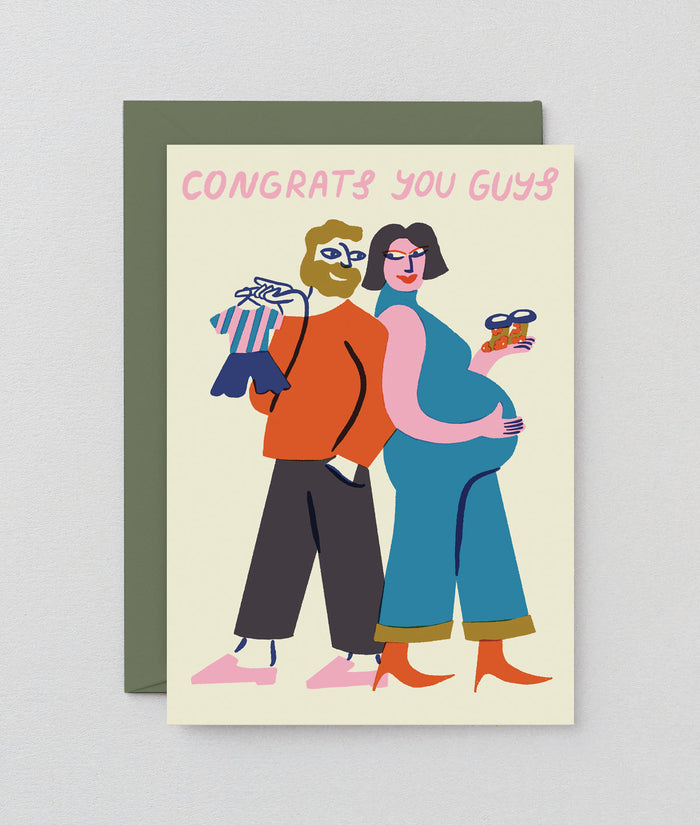 Congrats You Guys New Parents Card