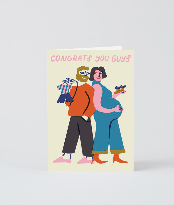 Congrats You Guys New Parents Card