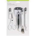 Cricut - Basic Tools Set - Gray. Craft in style with our Basic Tool Set in fresh, complementary hues. This 5-piece set gets you started with the basic tools you need for a Cricut® crafting session. You'll be equipped to precisely and expertly handle most DIY projects, from vinyl for decals to iron-on decor projects, to cardstock masterpieces - and that's just the beginning. It's an essential companion for all Cricut smart cutting machines. Available at Embellish Away located in Bowmanville Ontar