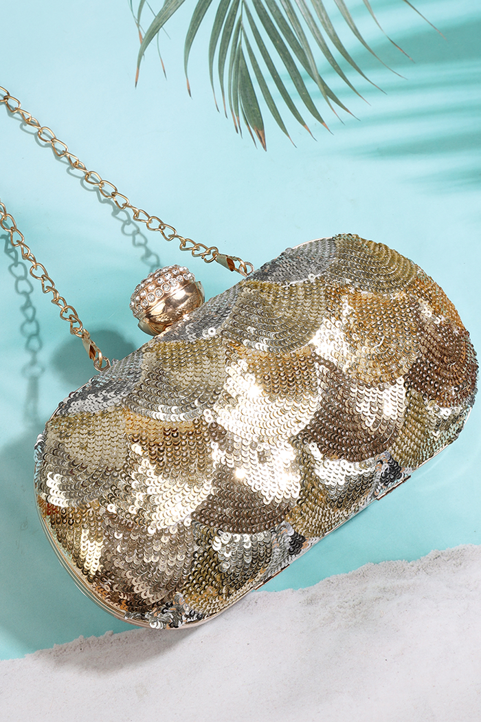 Crystal Studded Clutch