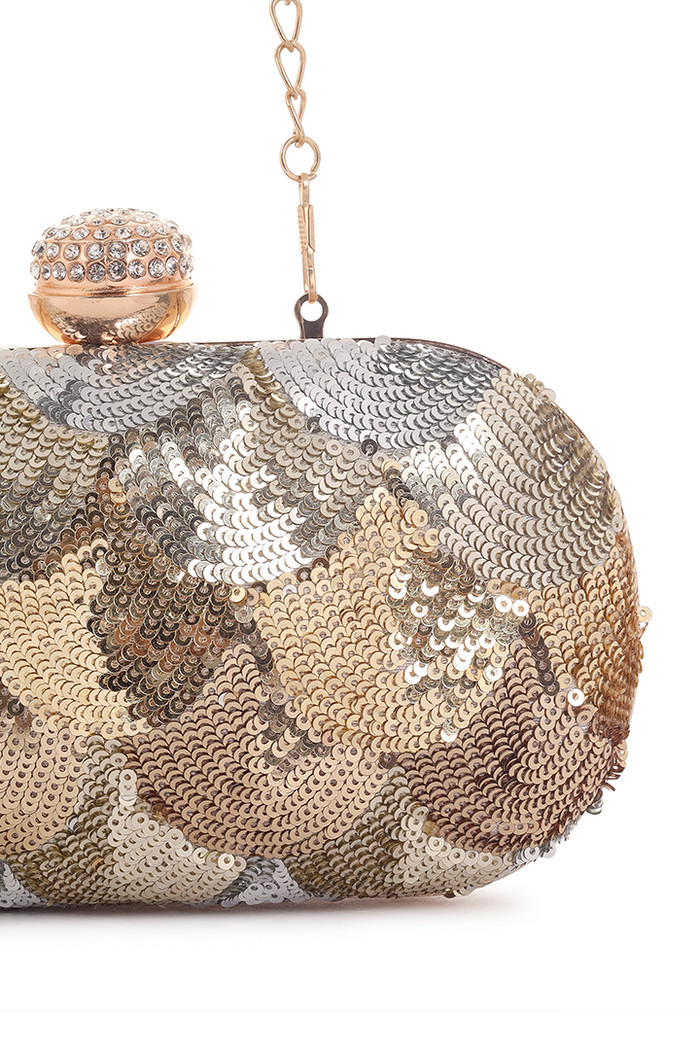 Crystal Studded Clutch