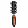 CS Beauty Radial Brush with wood-effect handle - lightweight blow-dry brush for adding volume, smoothing hair and creating soft curls on all hair types.