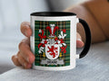 Dease Irish surname mug with black handle and interior