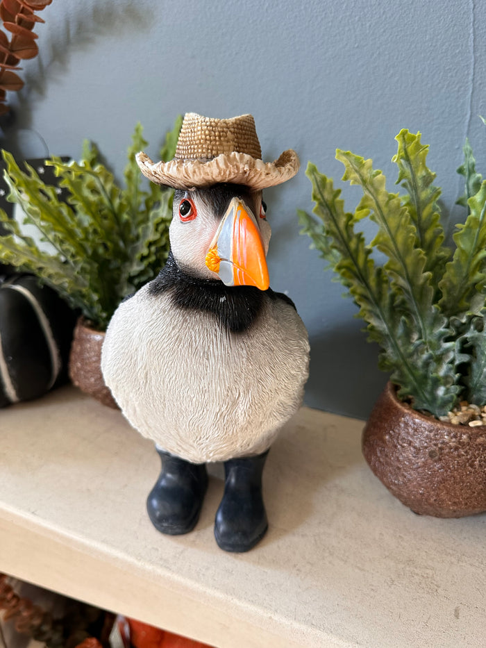 Decorative Puffin In Boots