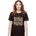 Shirts T-Shirts, Unisex / Small / Dark Chocolate Dino Nerd
