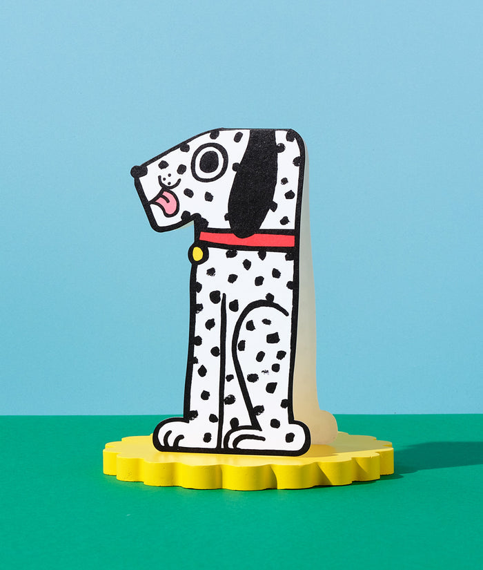 Dog 1st Birthday Kids Age Card