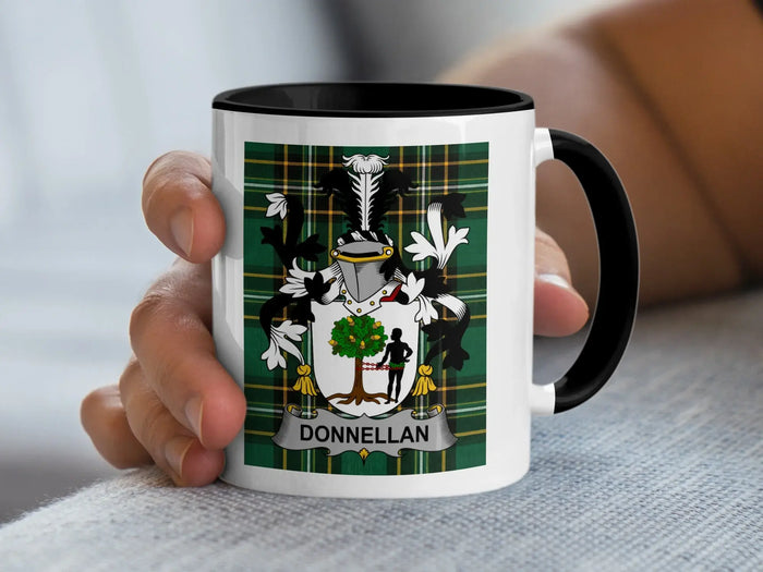 Donnellan Irish National Tartan ceramic accent mug