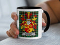 Dorney Irish family crest black accent mug