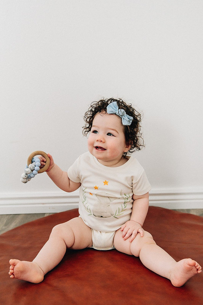 Elephant Organic Baby Onesie