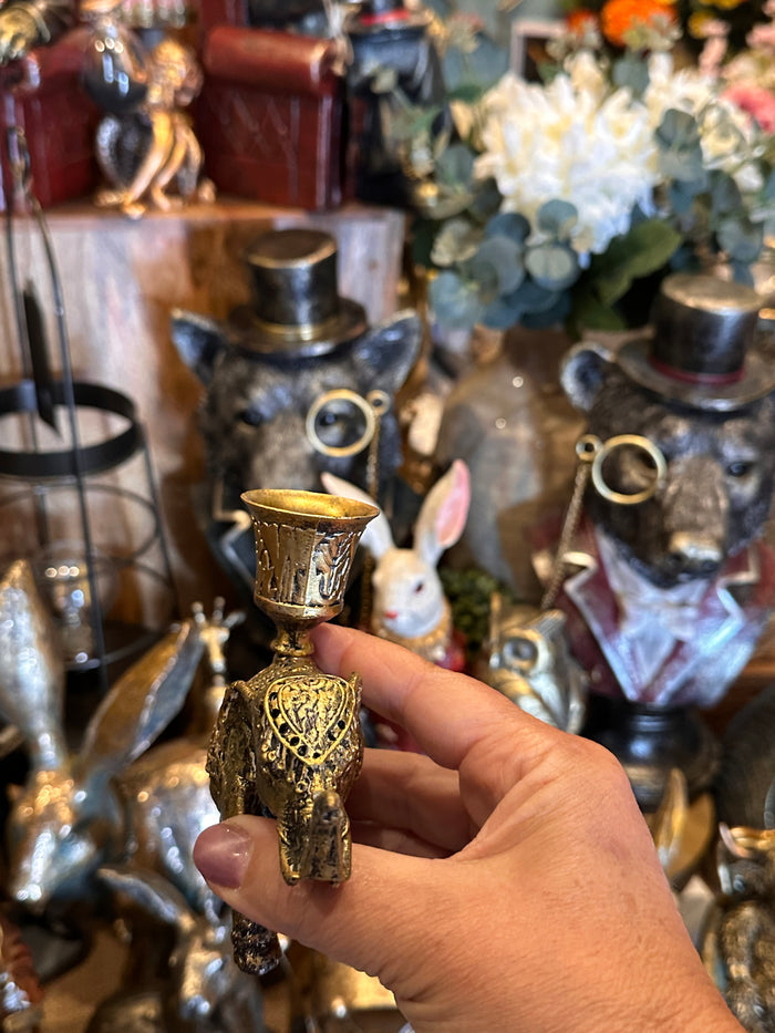 Elephant Taper Candle Holder