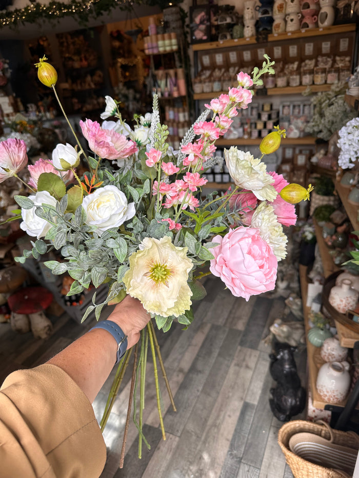 Faux Flower Arrangement Poppy