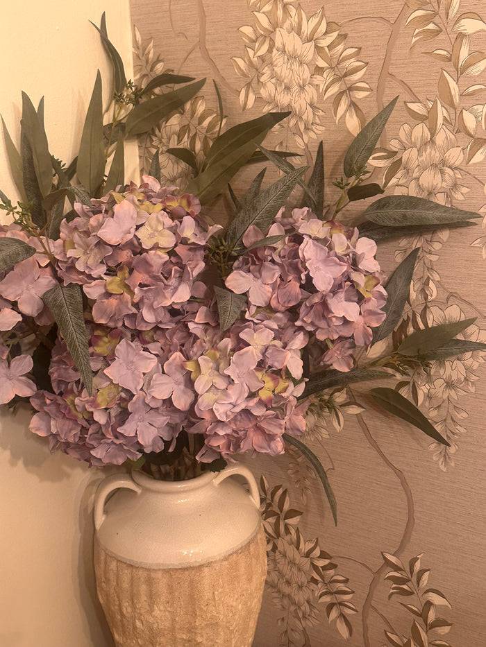 Faux Flower Hydrangea Lilac
