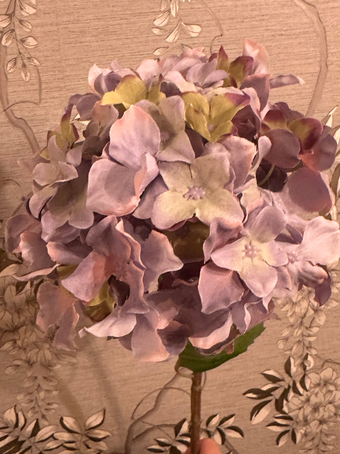 Faux Flower Hydrangea Lilac