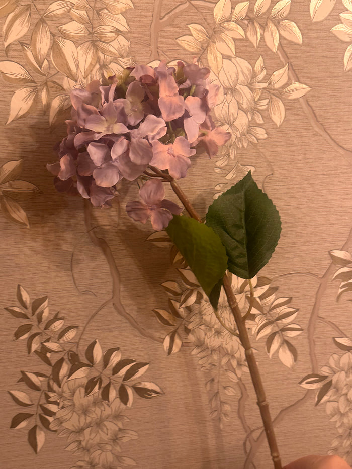 Faux Flower Hydrangea Lilac