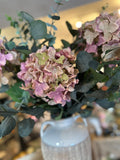 Faux Flower Hydrangea Peach Blush