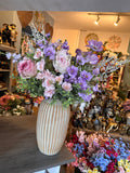 Faux Purple Flower Arrangement