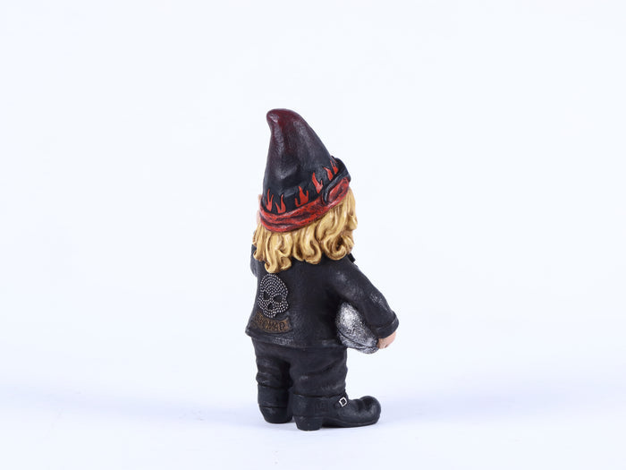 Female Biker Gnome With Helmet HI-LINE GIFT LTD.