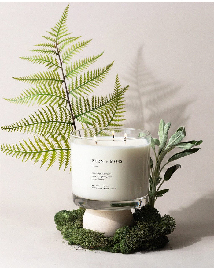 Fern + Moss XL 3-Wick Candle Maximalist Brooklyn Candle Studio