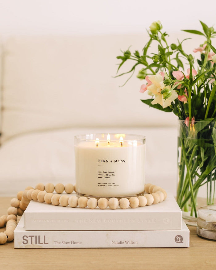 Fern + Moss XL 3-Wick Candle Maximalist Brooklyn Candle Studio
