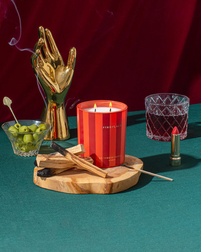 Fireplace Holiday Candle Limited Edition Brooklyn Candle Studio