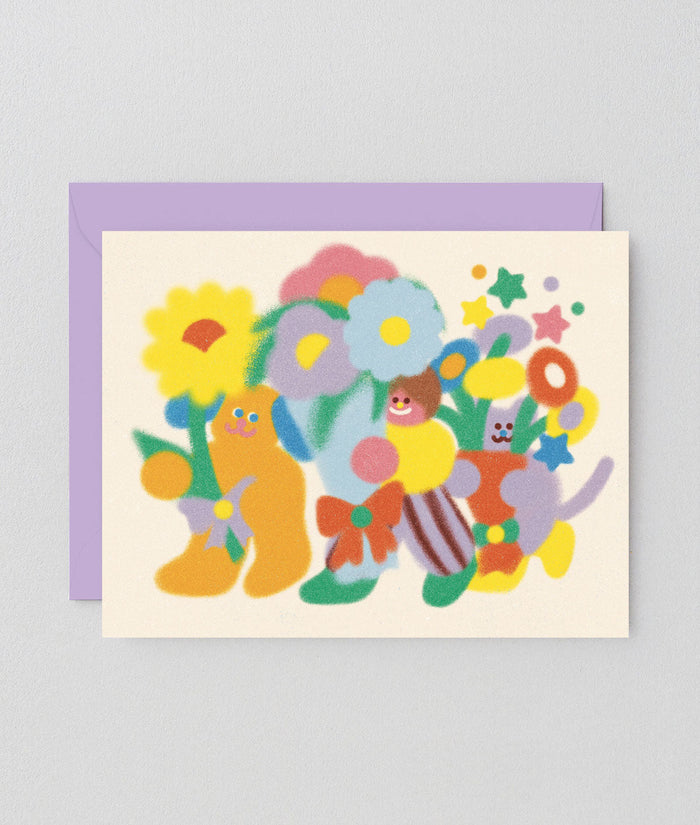 Flowers For You Kids Card