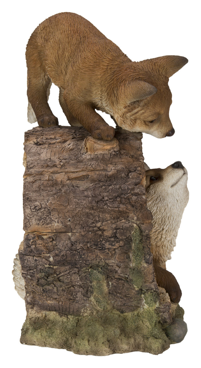 Fox Pups Playing HI-LINE GIFT LTD.