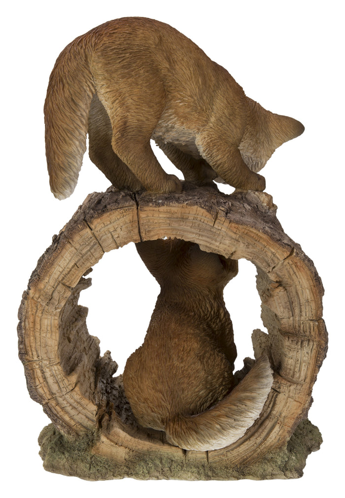 Fox Pups Playing HI-LINE GIFT LTD.