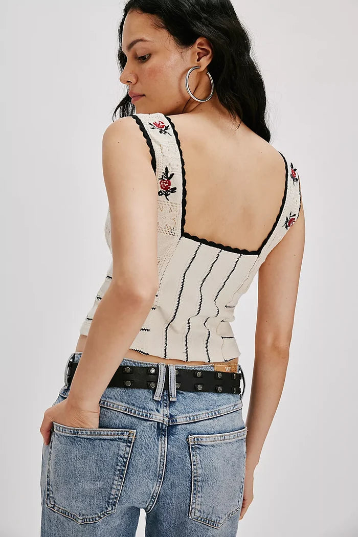 Free People | Rose Bud Knit Top