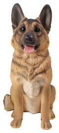 German Shepherd Sitting Statue HI-LINE GIFT LTD.