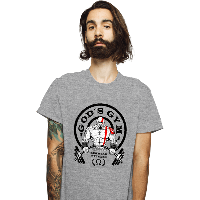 Shirts T-Shirts, Unisex / Small / Sports Grey God's Gym