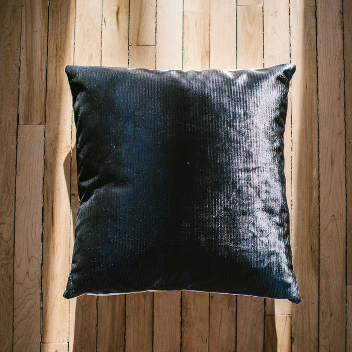 Gray Velvet Pillow Cover