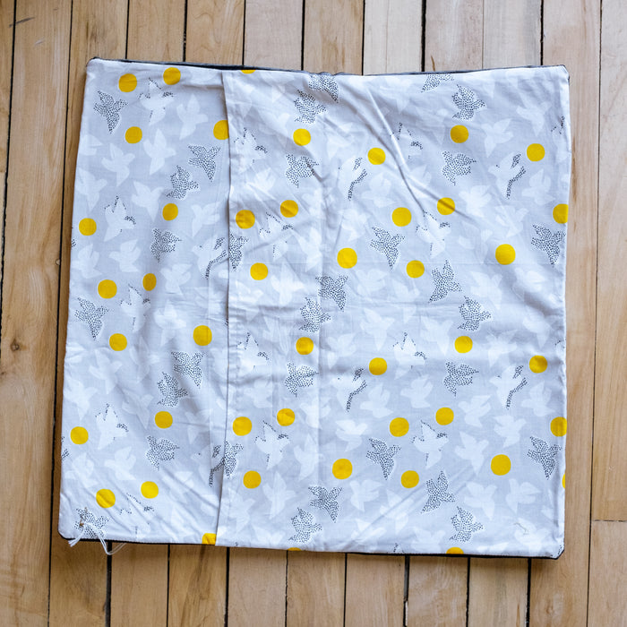 Gray Velvet Pillow Cover